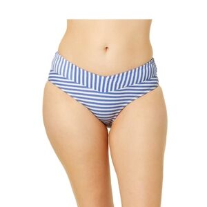 👙Time and Tru Blue and White Striped Bikini  NWOT
